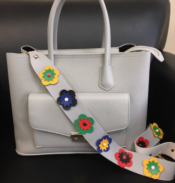 flower purse strap