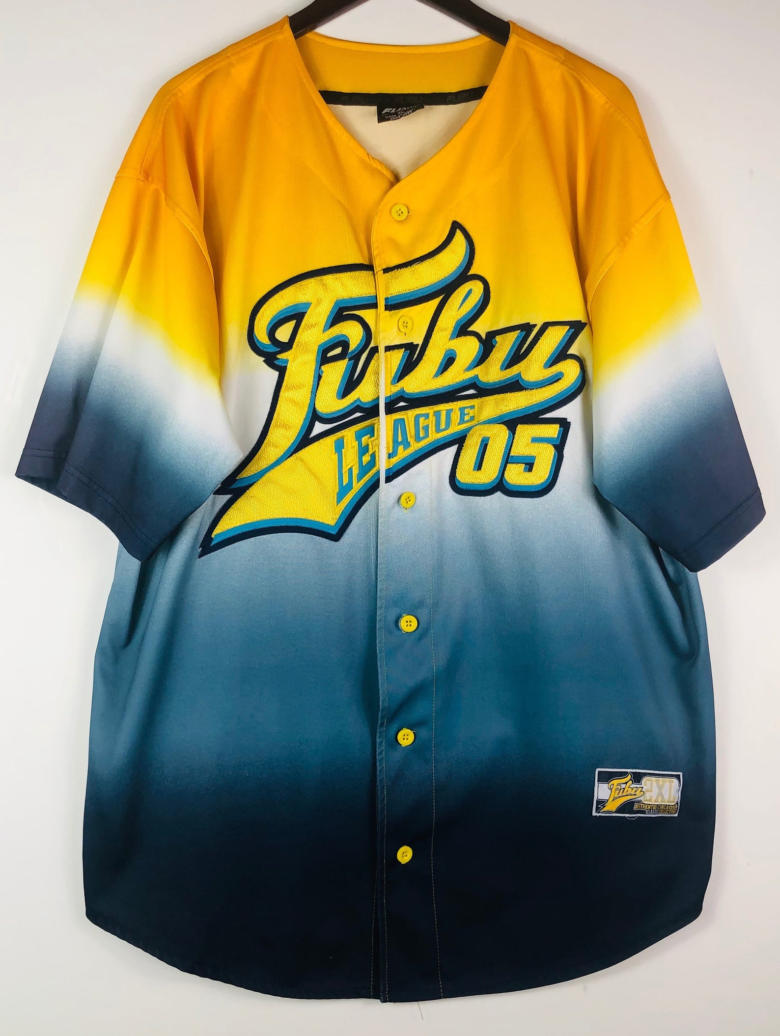 RARE Vintage 90s 2000s Fubu League 05 Mens XL Baseball Jersey Etsy