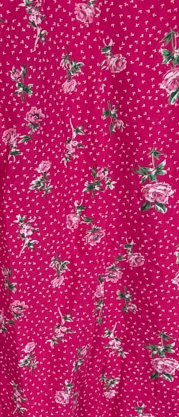Vtg Koret Small Shirtdress Midi Dress Jumper Pink… - image 3