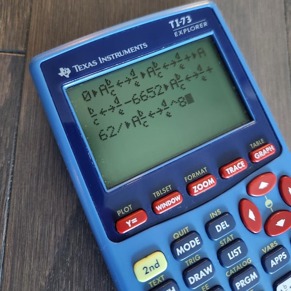 Texas Instrument Calculator Etsy