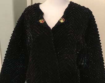 Vintage Velour Evening coat