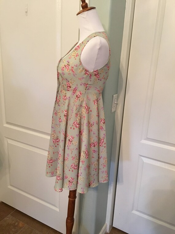 Vintage 90s Floral Pjla Baby Doll Dress - image 4