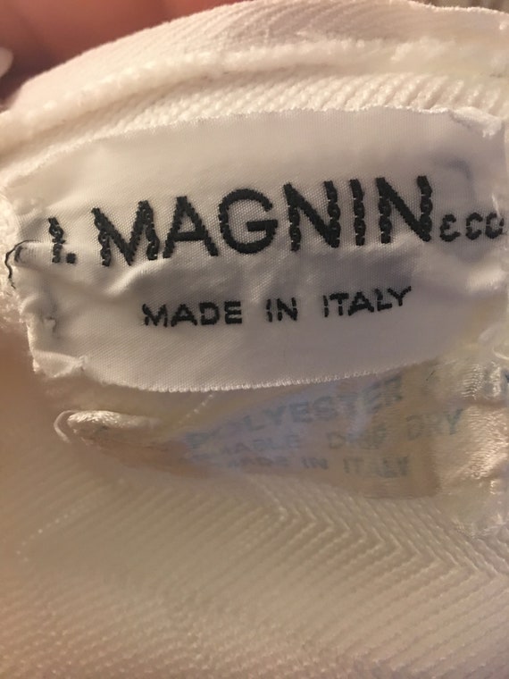 I Magnin Made in Italy White Knit Dress - image 6