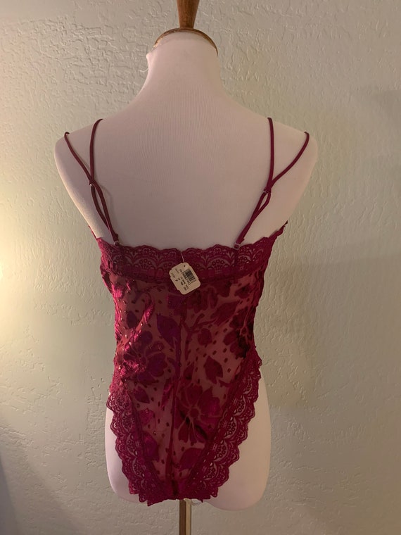 Vintage Cranberry Deadstock Victoria's Secret Ted… - image 5