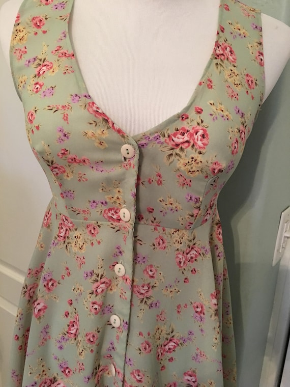 Vintage 90s Floral Pjla Baby Doll Dress - image 1