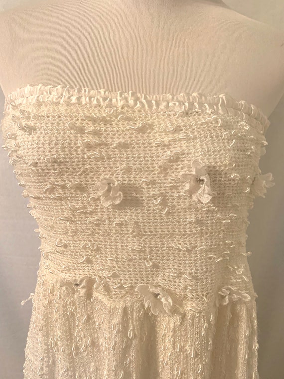 Vintage Char Var Italian Knit Beaded Sundress