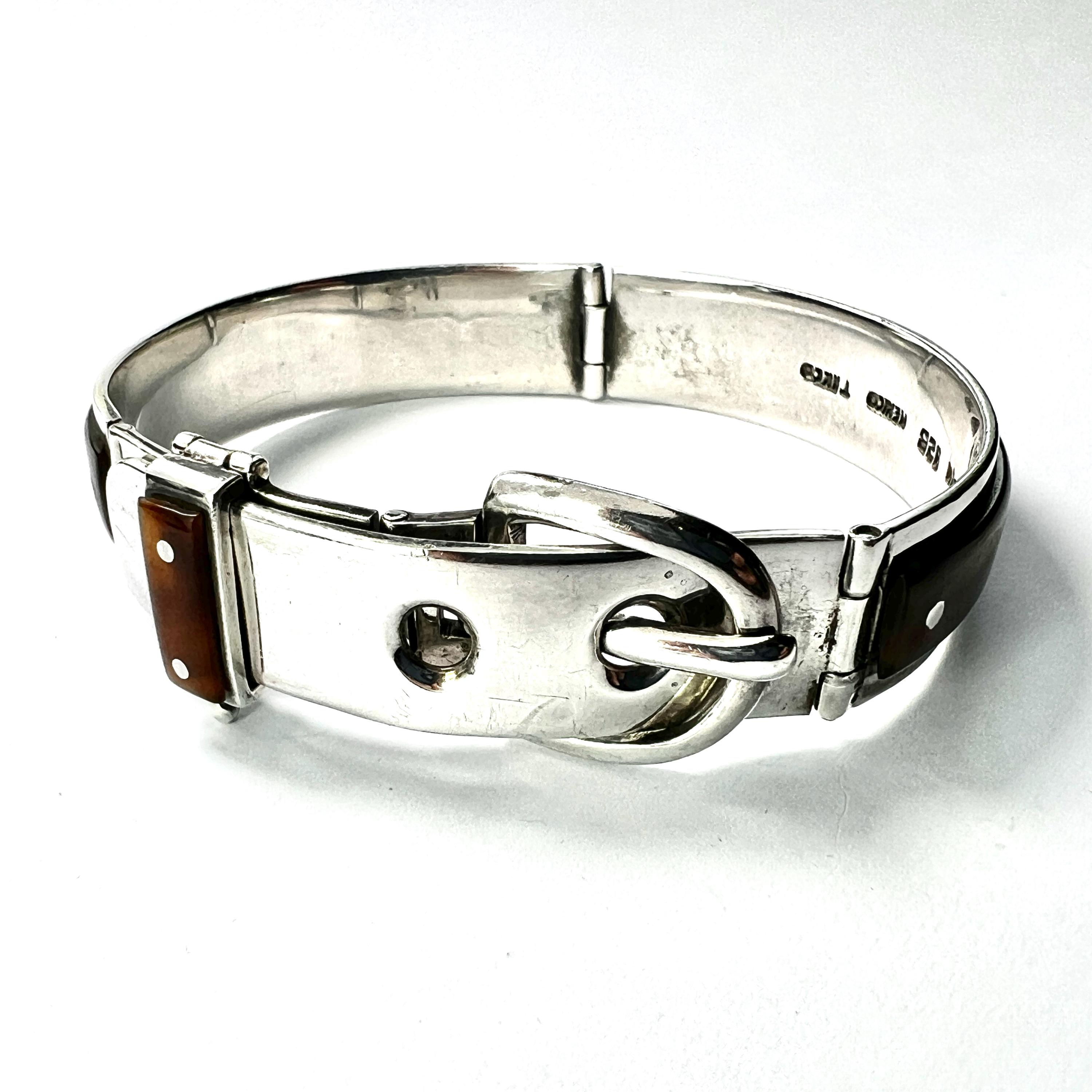 ヴィンテージ スターリングシルバー タスコ メキシコ バックル