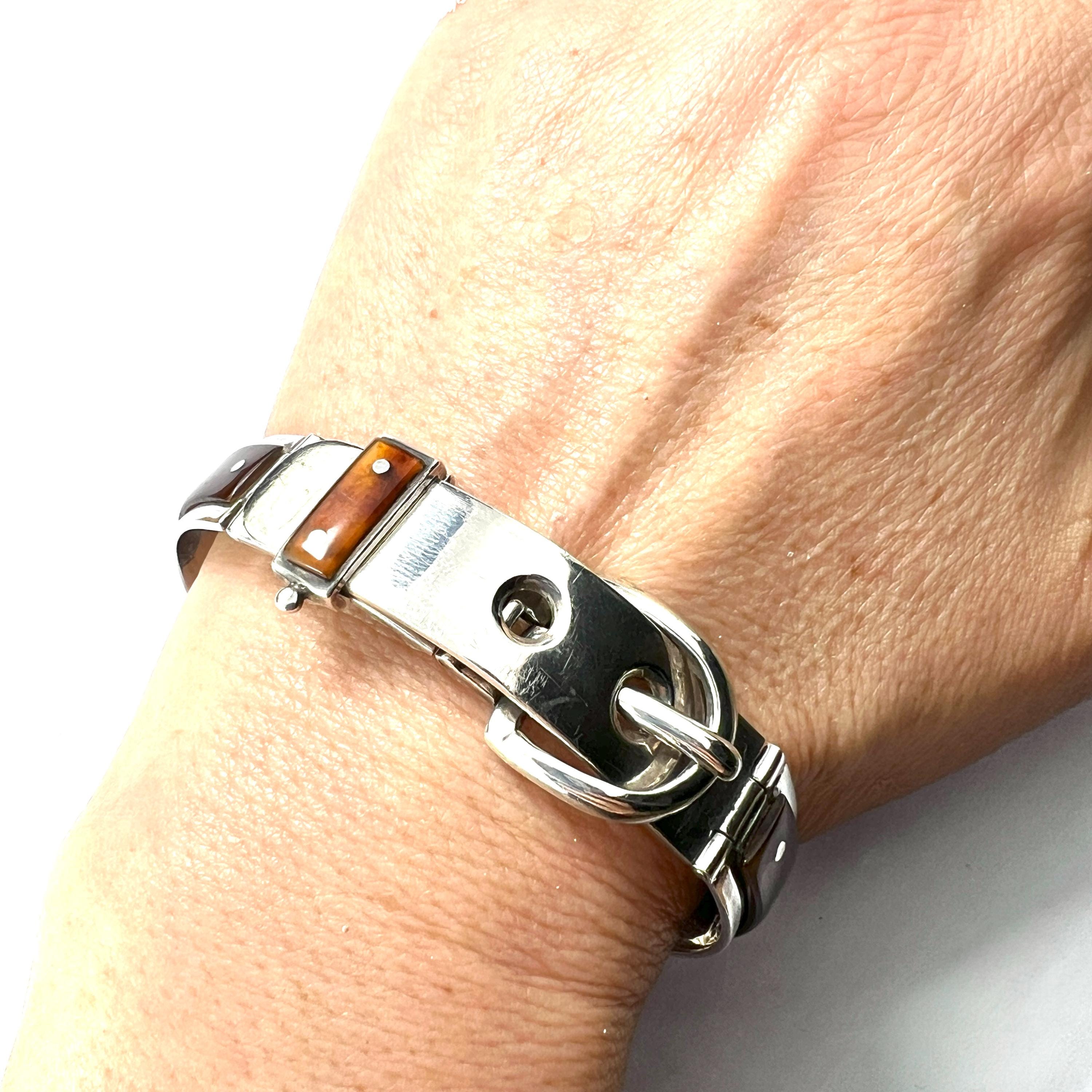 ヴィンテージ スターリングシルバー タスコ メキシコ バックル