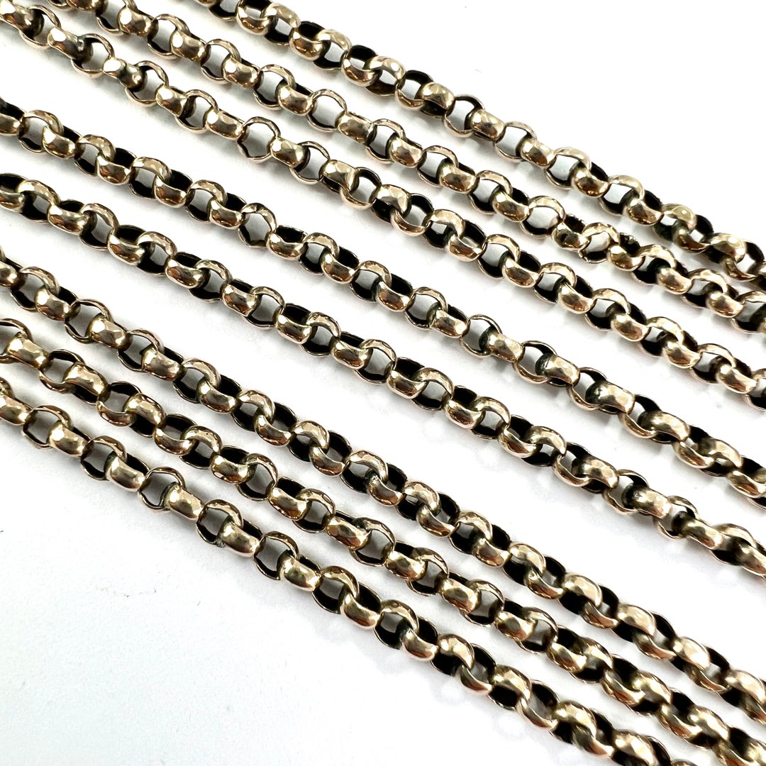 Very Long Solid 9CT Gold Belcher/rolo Endless Chain Necklace - Etsy