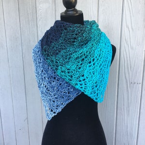 Ocean Waves Shawl PATTERN - Crochet Pattern