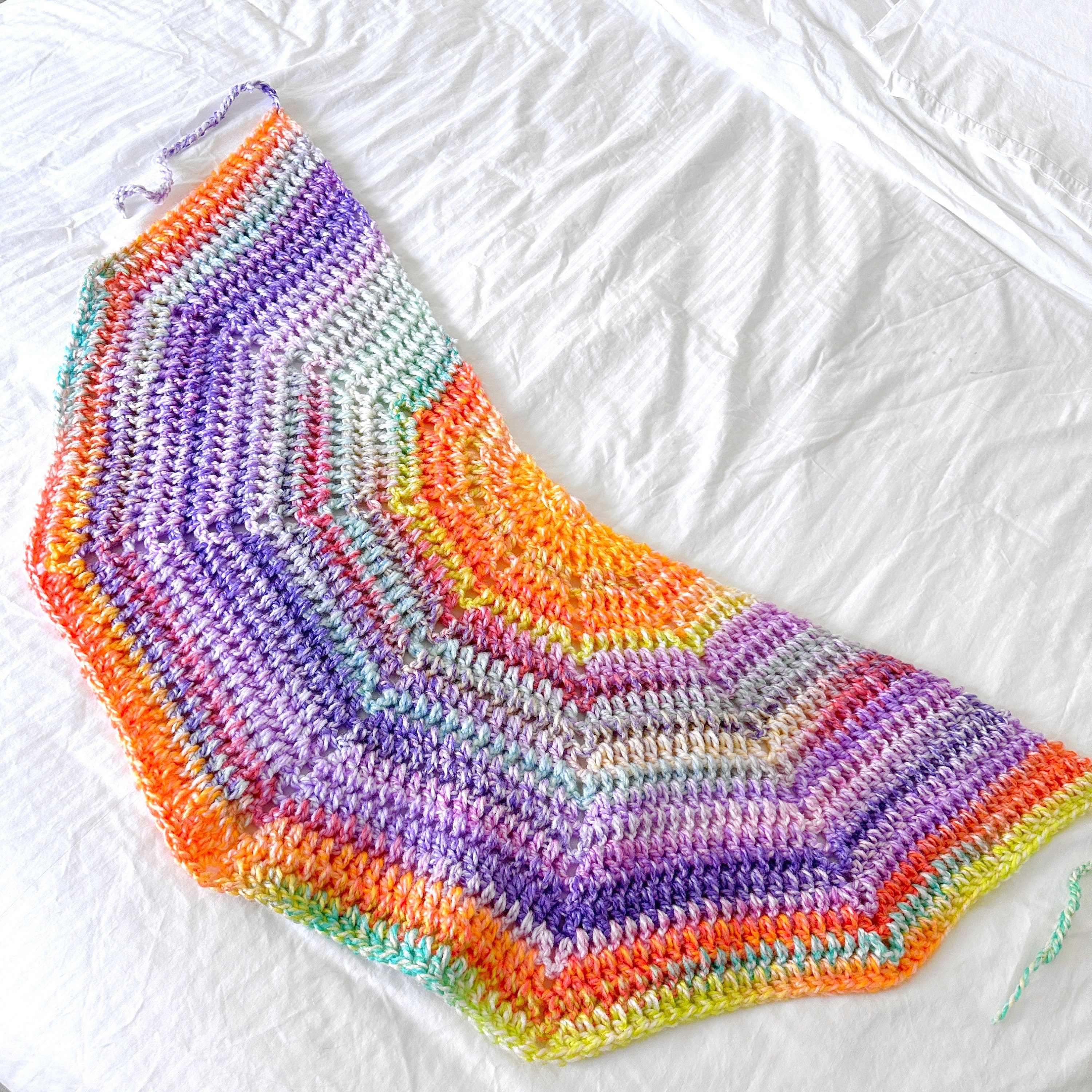 Circle of Love Shawl Crochet Pattern – Circular & Semi-circle Wrap - 3 ...