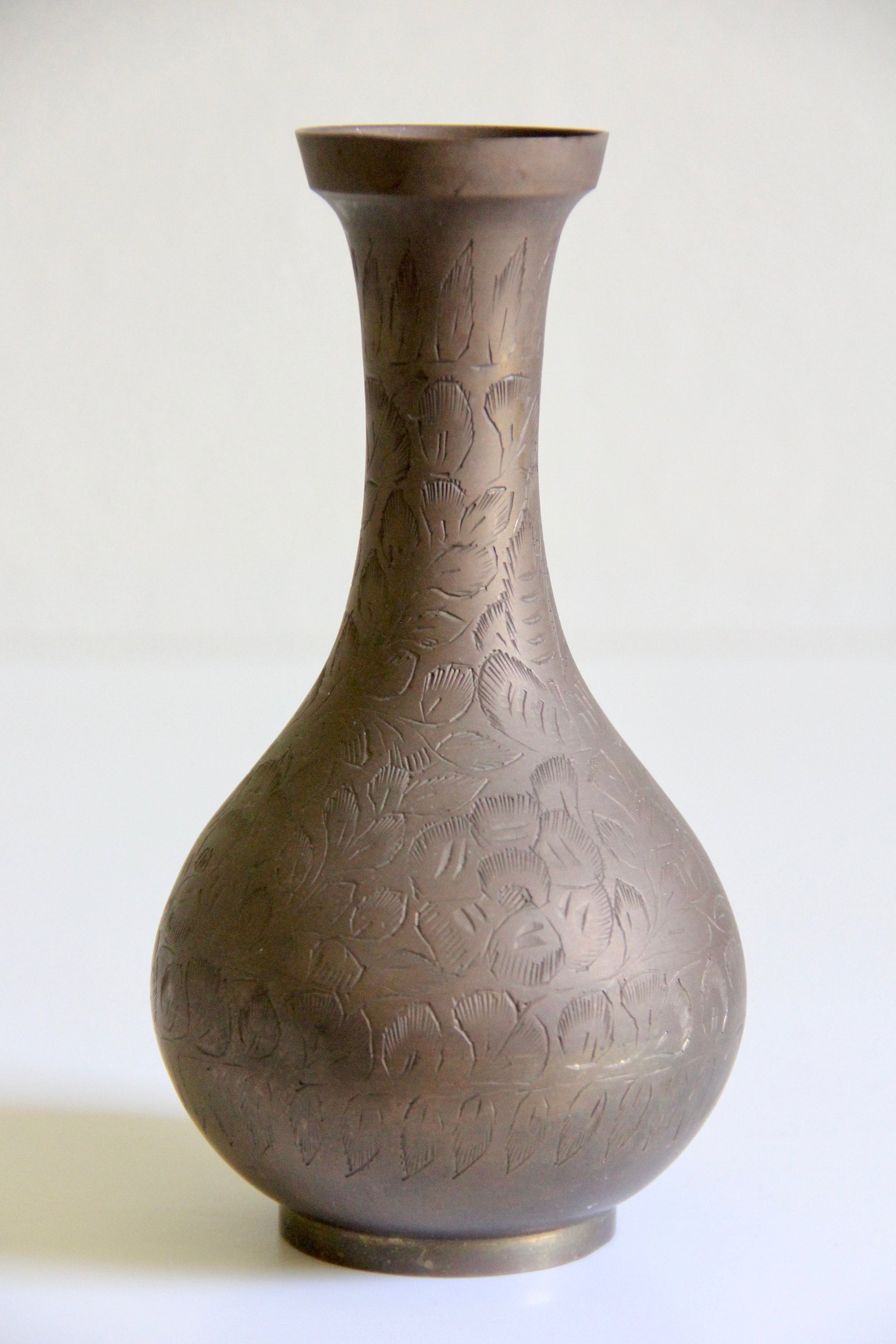 Brass etched bud vase set Brass bud vase set Brass bud Etsy