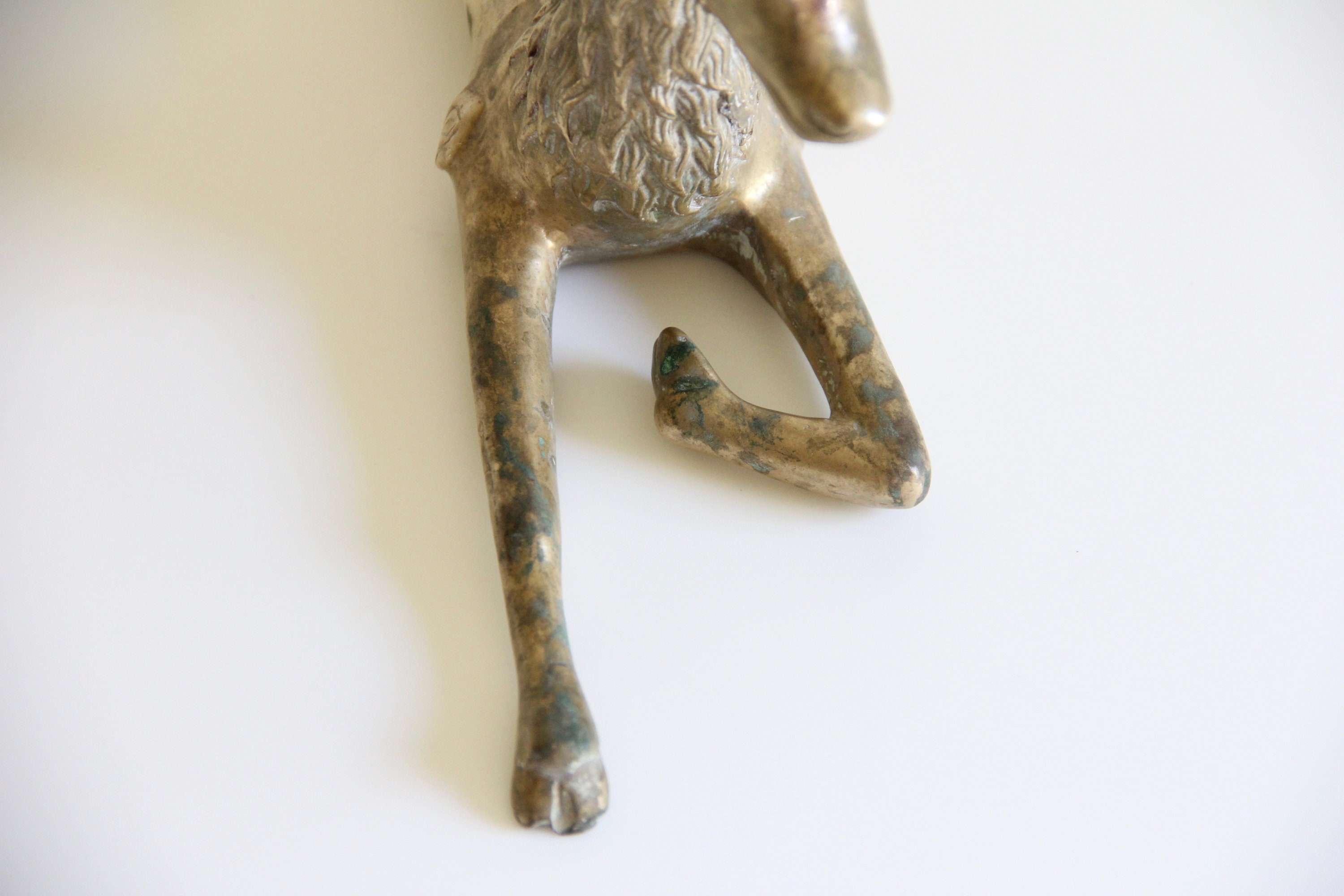 Brass Elk Sitting Brass Elk Figurine Brass Elk Statue Elk Etsy