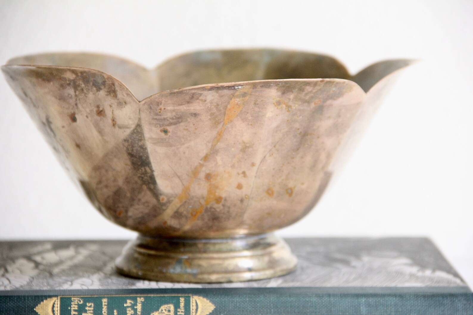 Vintage Brass Lotus Bowl Brass Flower Bowl Decorative Brass Etsy