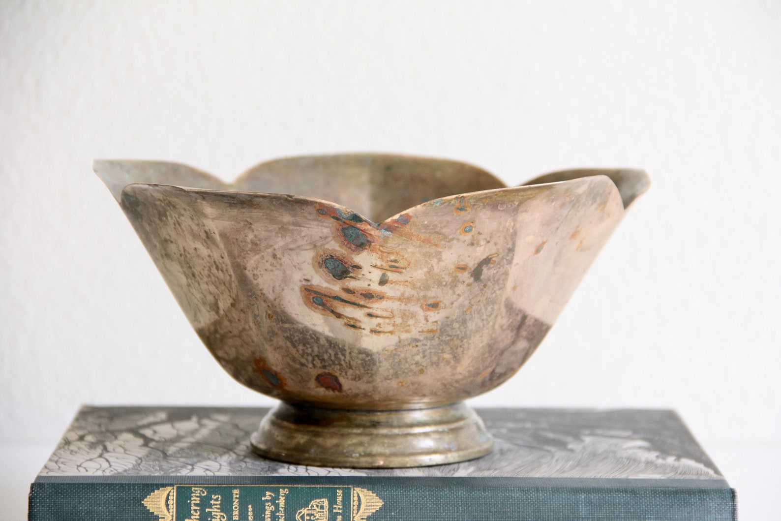 Vintage Brass Lotus Bowl Brass Flower Bowl Decorative Brass Etsy