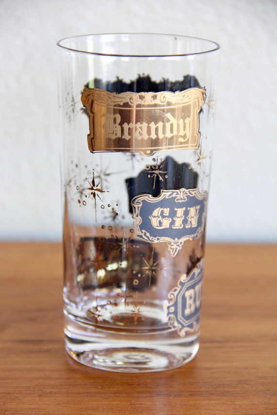 Gold And Black Glassware Drinks Cabinet Liquor Cabinet Etsy