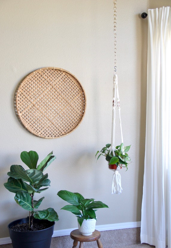 Hanging Indoor Planter Hanging Planter Indoor Hanging Plant Etsy