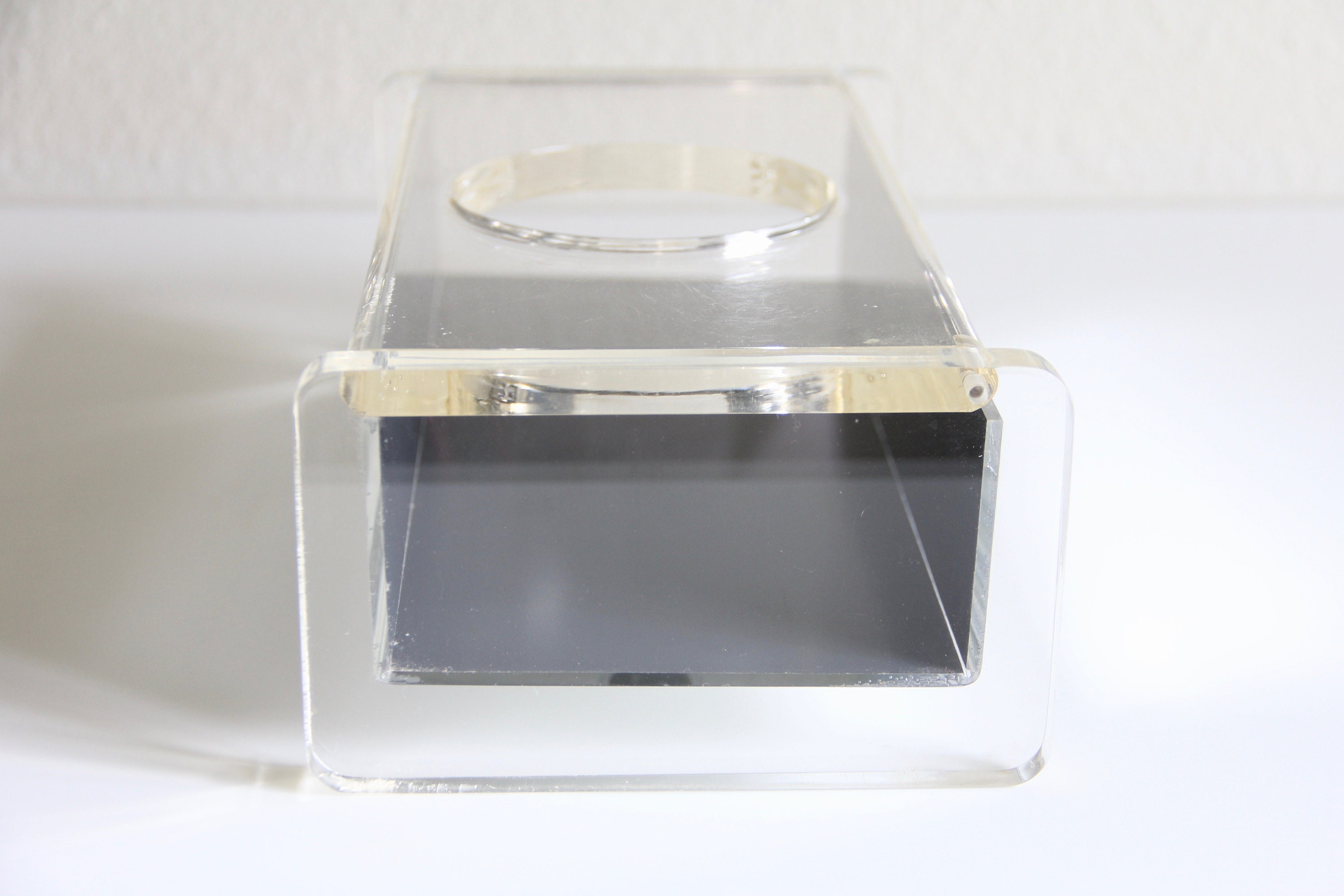 Lucite tissue box holder Lucite tissue box cover Lucite Etsy