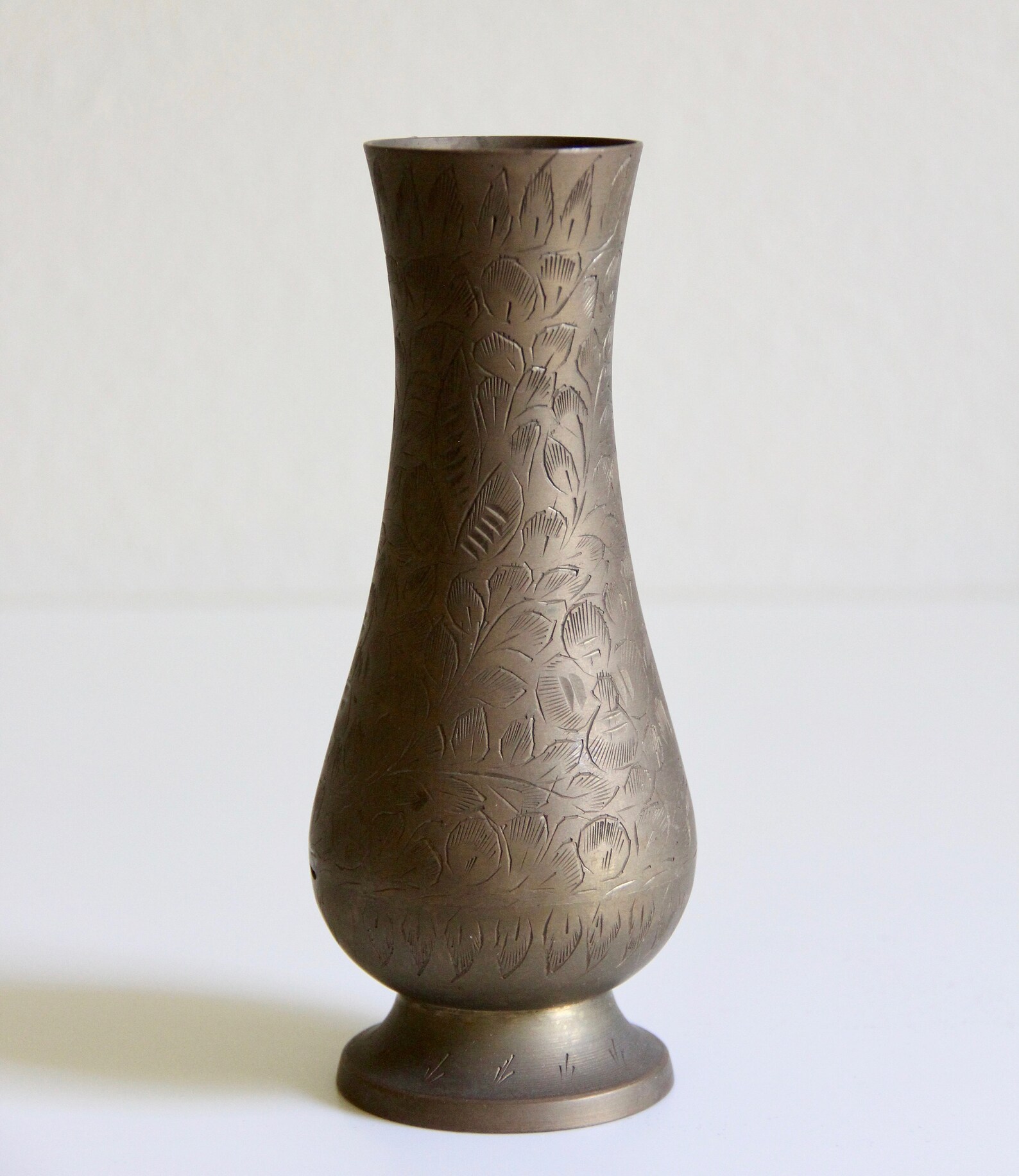 Brass Etched Bud Vase Set Brass Bud Vase Set Brass Bud Etsy