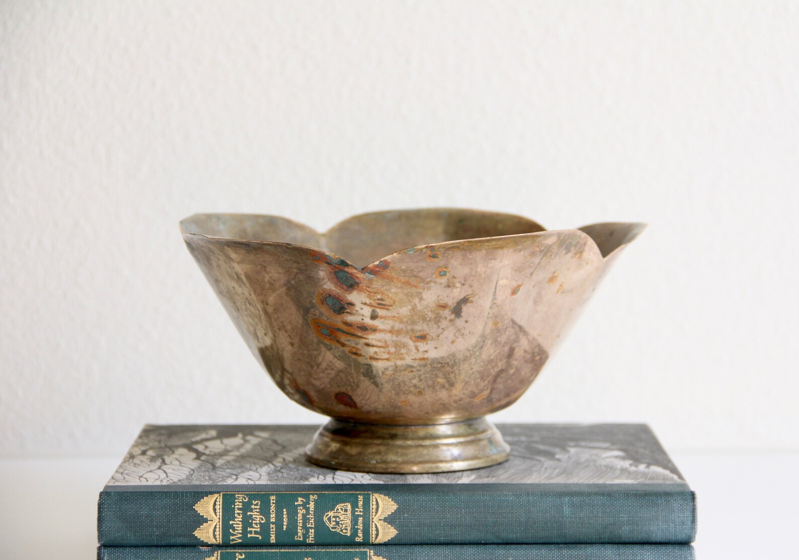 Vintage Brass Lotus Bowl Brass Flower Bowl Decorative Brass Etsy