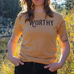 Worthy's Yellow/Gold T-Shirt image 1