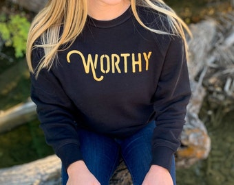 Pull/pull noir de Worthy