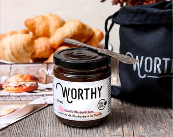 Worthy's Rhubarb Jam Recipe Pack