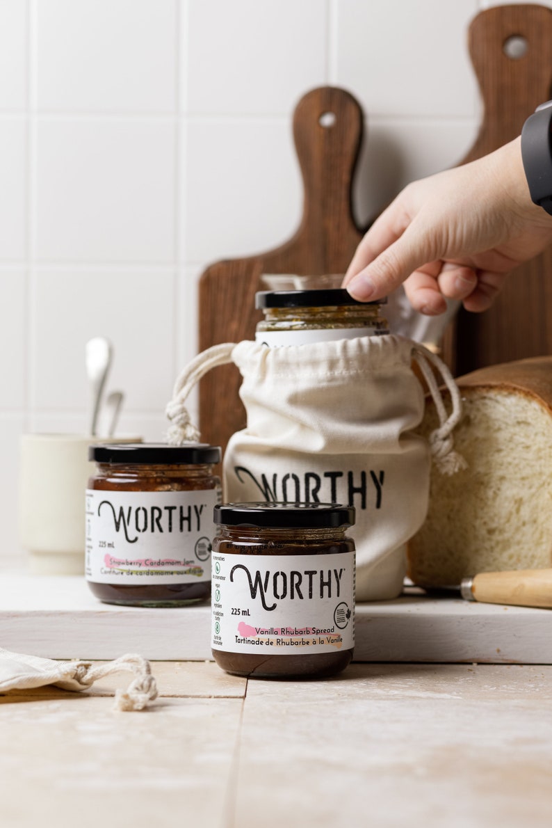 Worthy's Strawberry & Rhubarb Duo Spread Pack image 1