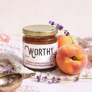 Worthy's Earl Grey Lavender Peach Spread