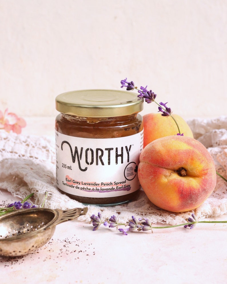 Worthy's Earl Grey Lavender Peach Spread image 1