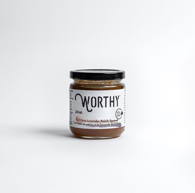 Worthy's Earl Grey Lavender Peach Spread image 3