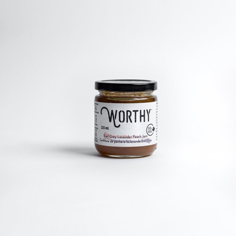 Worthy's Earl Grey Lavender Peach Jam image 2