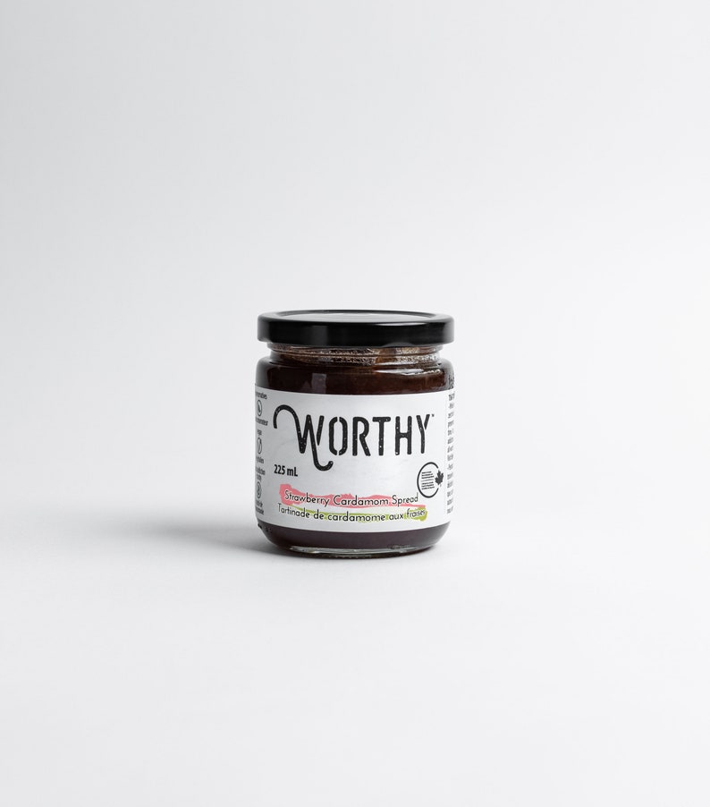 Crema spalmabile al cardamomo e fragole di Worthy immagine 2