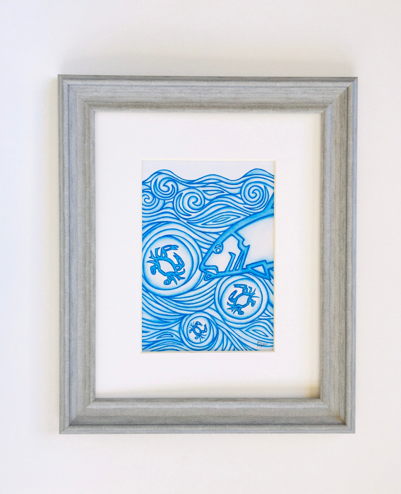 Bonefish Art Print- Florida Keys-fly Fishing Art-abstract Fish Art ...