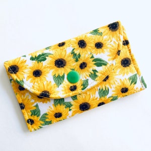 Sunflower Credit Card - ID Wallet - Gift card case - Business card holder