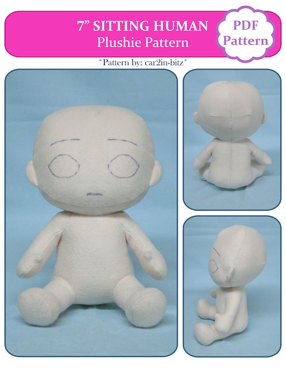 human plush pattern