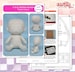 UPDATED DIGITAL 7 and 16 inch Sitting Chibi Plushie Sewing Pattern 