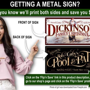 a woman pointing at a sign that says, did you know we'll print
