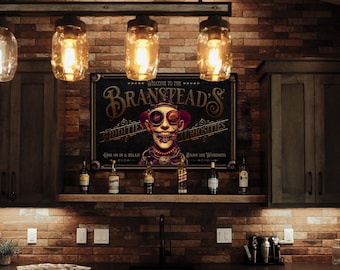 Steampunk | Steampunk Decor | Steampunk Personalized with Last Name | Steampunk Wall Art | Steampunk Wall Decor | Steampunk Game Room