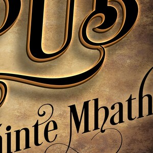 Custom Irish Pub Bar Sign III