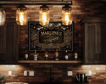 Steampunk | Custom Steampunk Decor | Steampunk Metal Wall Art | Personalized Family Name Sign | Steampunk Wall Decor | Steampunk Metal Sign