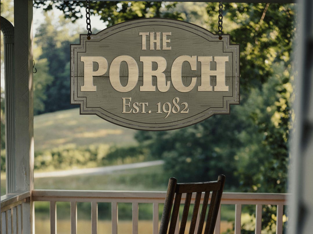 Porch Sign | Personalized Outdoor Decor | Front Porch Decor | Back ...