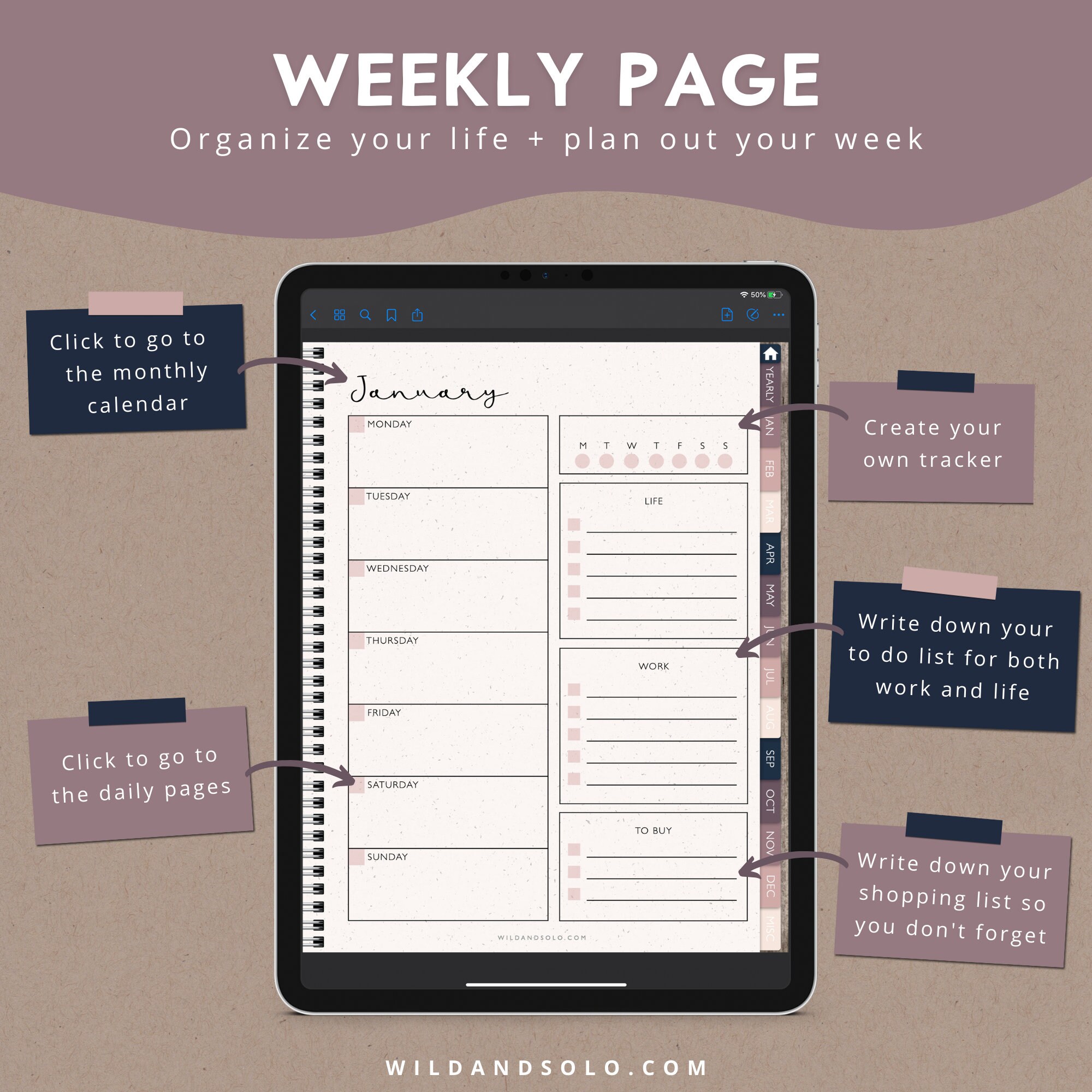 Digital Planner Etsy