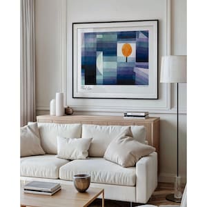 Paul Klee Artwork.  &quot;The Harbinger of Autumn (1922)&quot; Vintage Restored.  Giclee Fine Art Printing.  Four Popular Print Sizes. Ready to Frame.