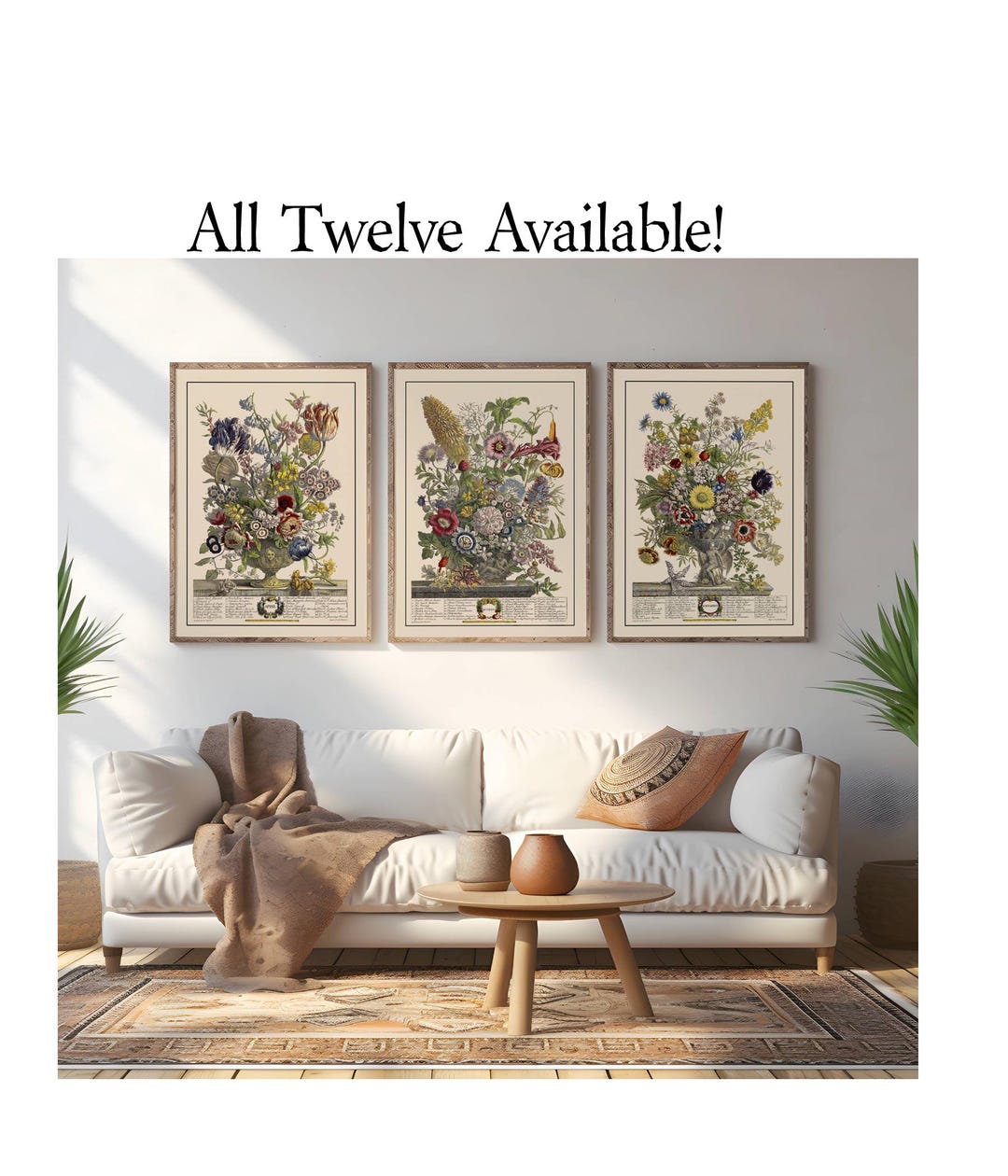 Robert Furber Floral Art Prints - Restored Vintage Flower
