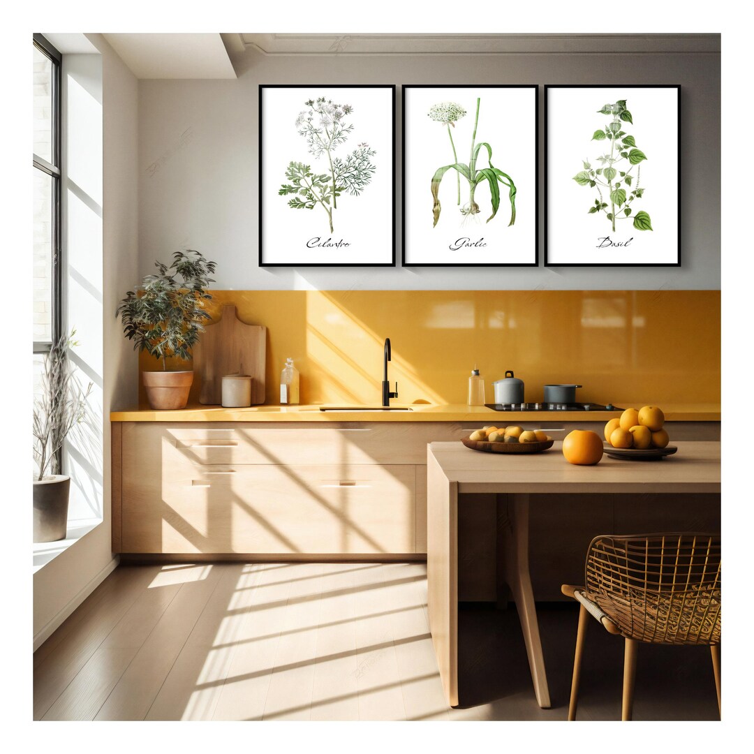 botanical herb prints set of 4 unframed botanical herb... Botanical Herb Prints. Create Your Own Set. Enter Selections in ...
