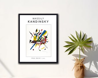 Framed Poster - Wassily Kandinsky "Small World I"