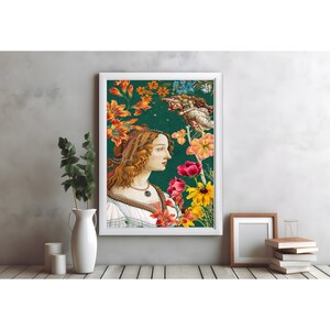 ALTERED ART PRINT.  Vintage Portrait Art.  Six Popular Print Sizes.  Gallery Quality Fine Art Printing.  Ready to Frame. Frame Not Included.