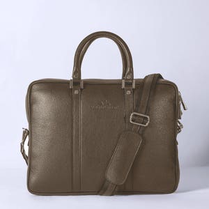 brown unisex leather bag, brown handbag, brown real leather job bag,made in italy,unisex leather bag, bag laptop, leather big bag,travel bag