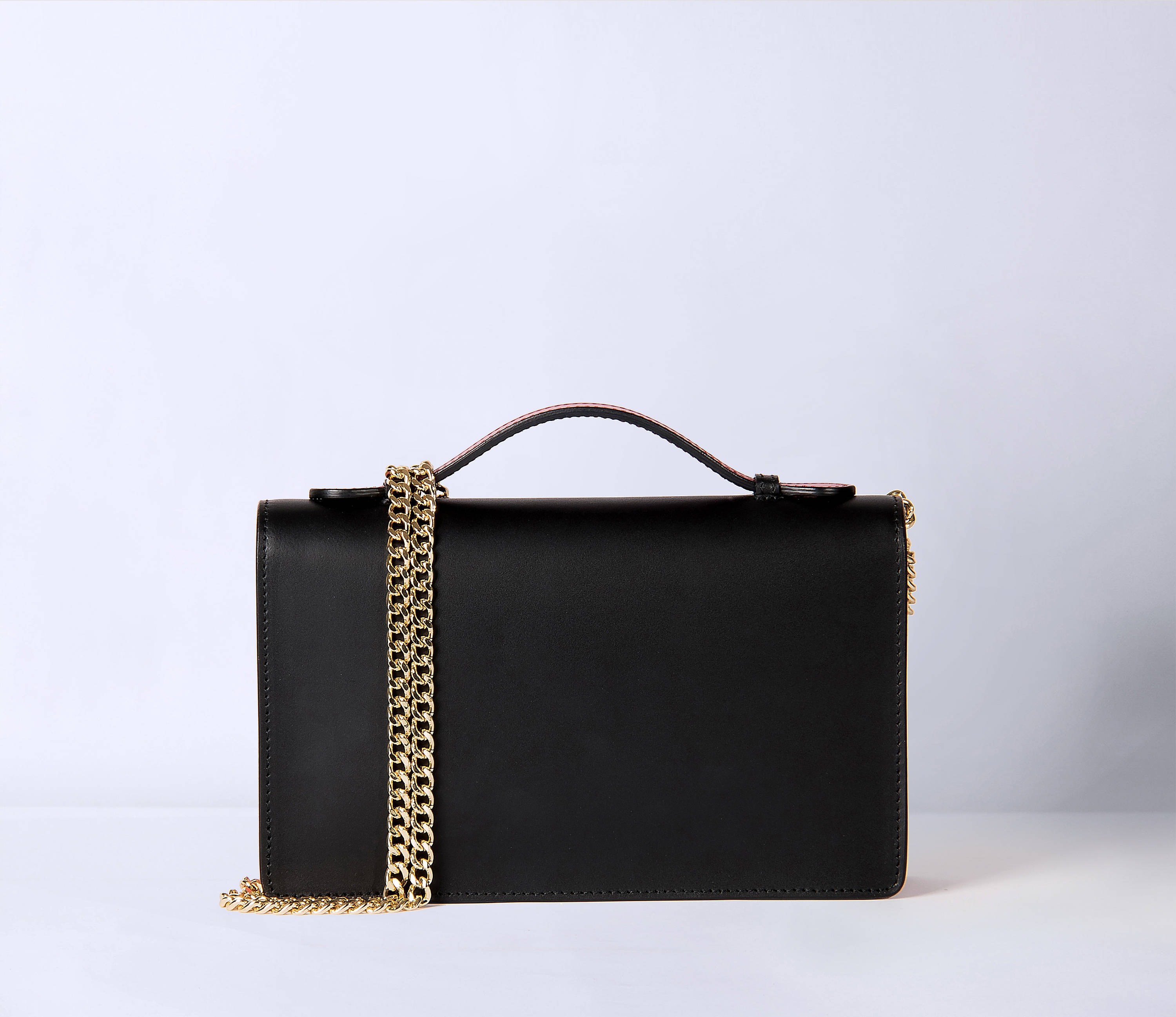 Black Leather Bag, Small Studs Bag, Black Real Leather Black Leather Bag, Small Studs Bag, Black Real Leather
